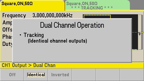Dual channel tracking setup